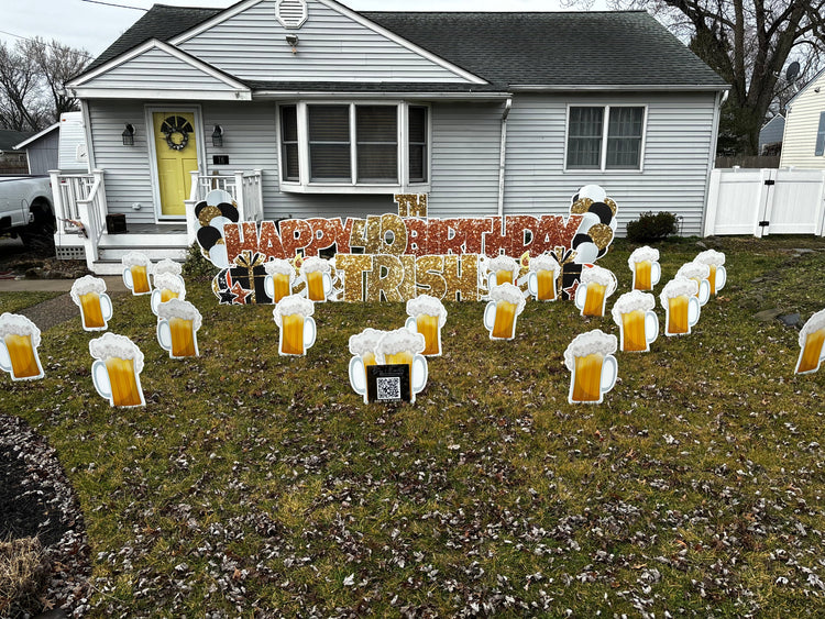 Flocking Yard Sign