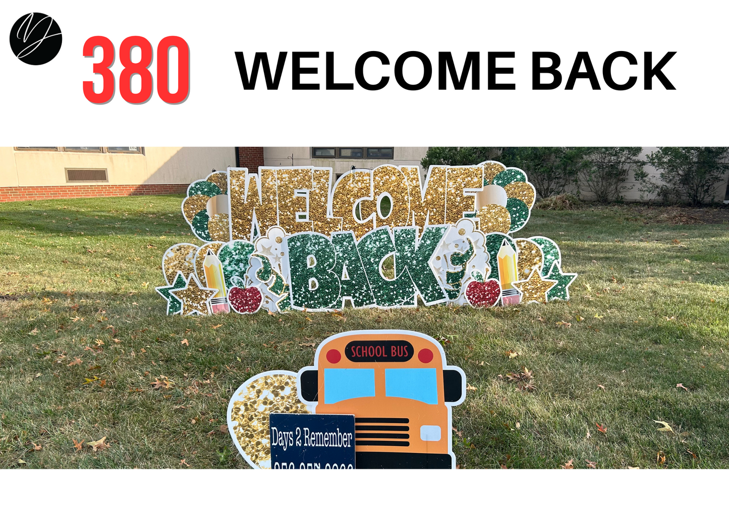 380 Welcome Back | One Time Rental - No Subcription