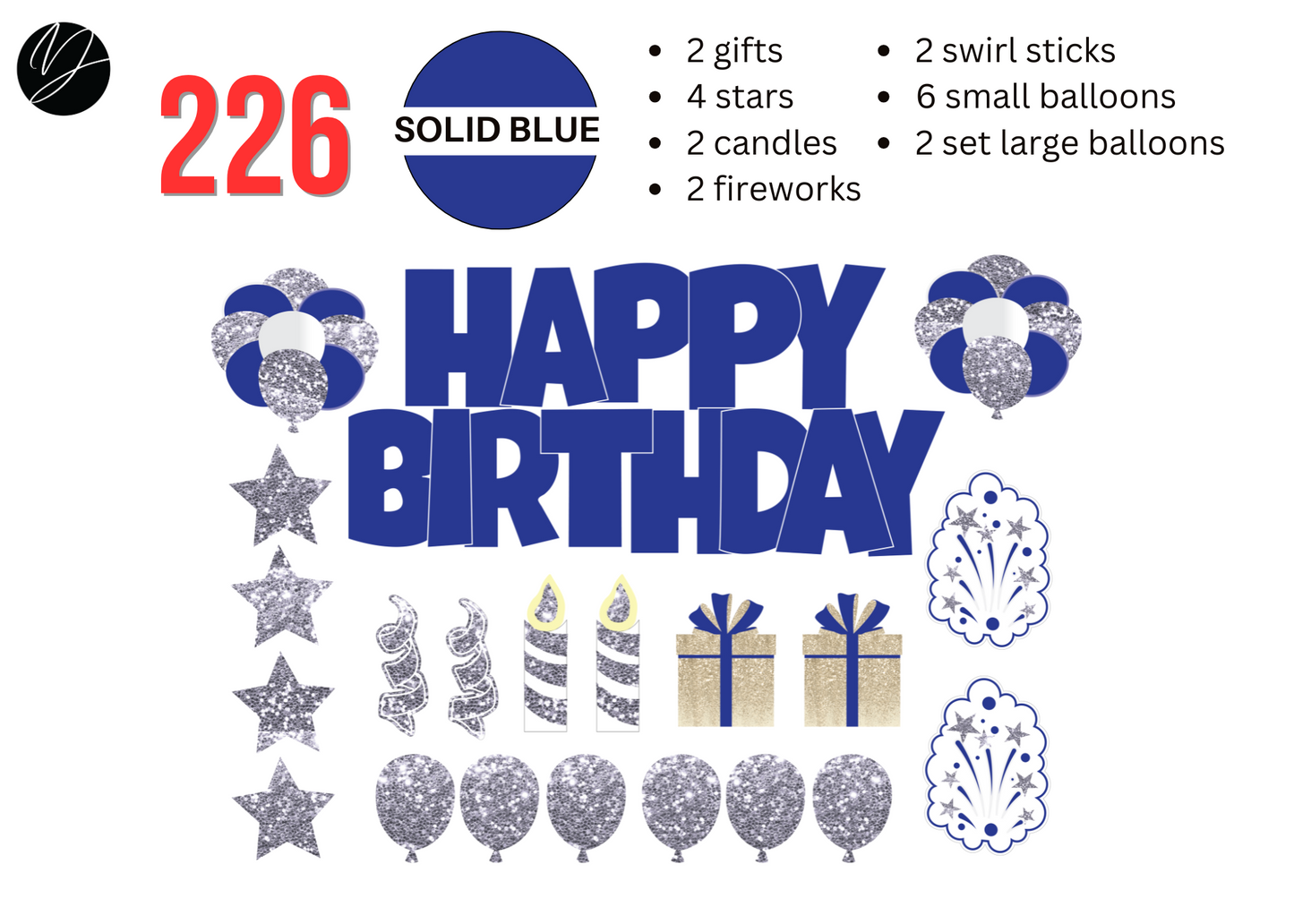 226 SOLID BLUE