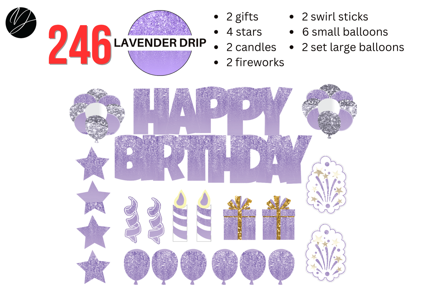 246 LAVANDER DRIP
