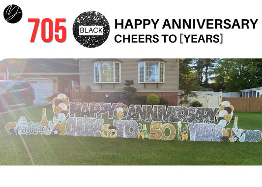 705 Happy Anniversary - Cheers to years