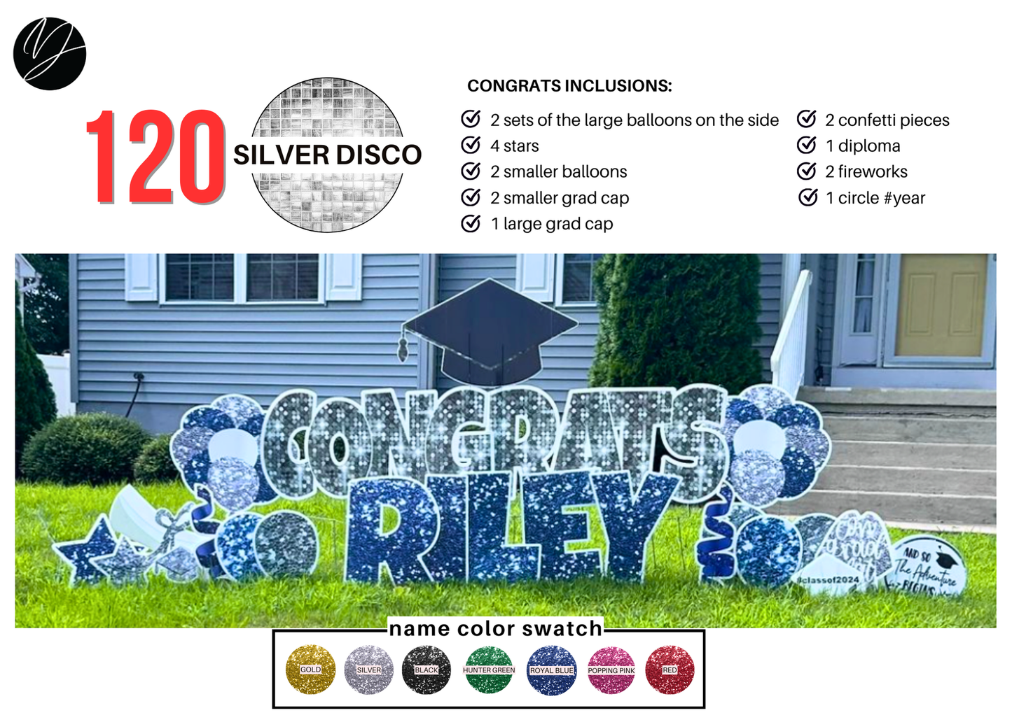 120 Silver Disco Congrats