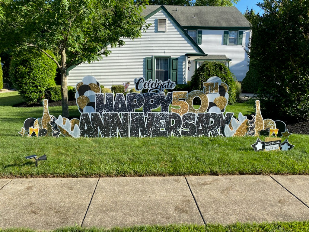 Anniversary Yard Sign