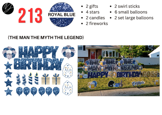 213 ROYAL BLUE | THE MAN THE MYTH THE LEGEND