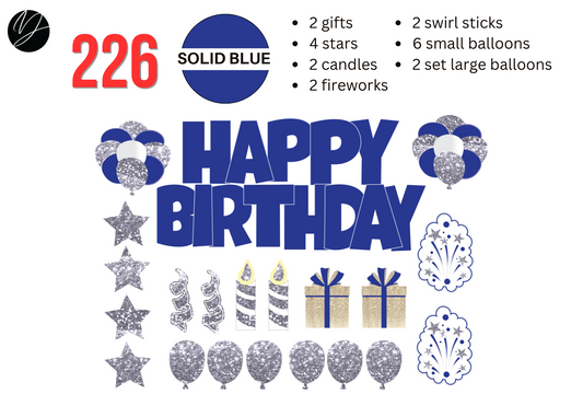 226 SOLID BLUE