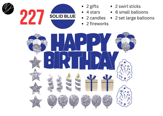 227 SOLID BLUE