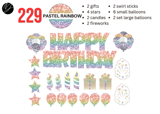 229 PASTEL RAINBOW