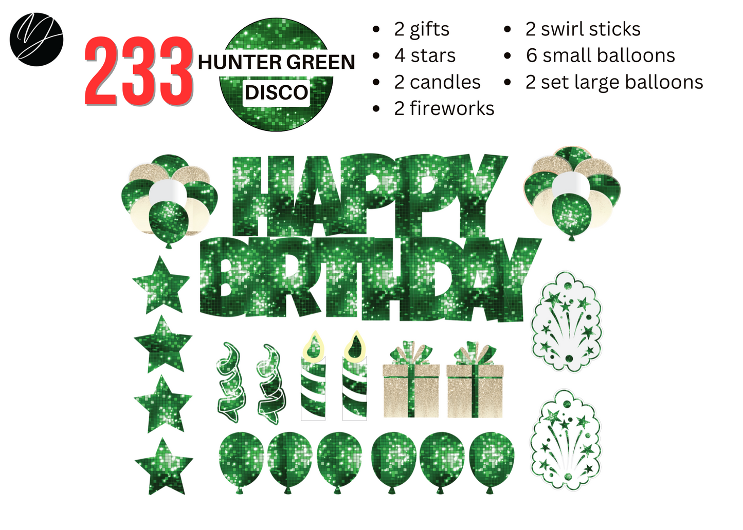 233 HUNTER GREEN DISCO