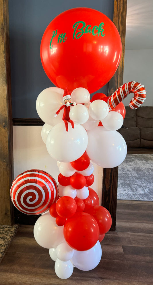 Welcome Back Elf Balloon Column ! | Self pickup