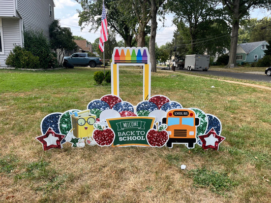 Mini Back to School Yard Sign