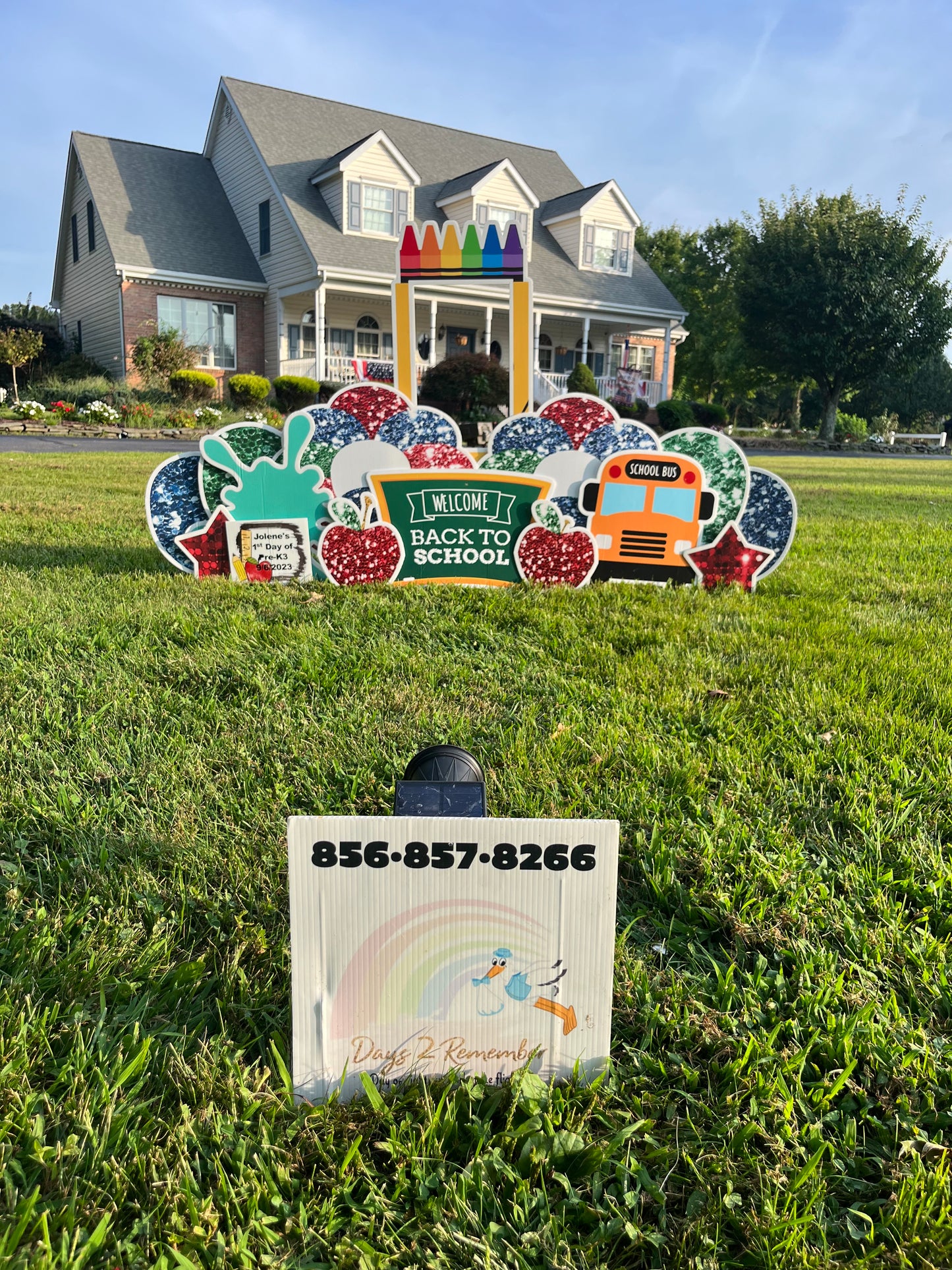 Mini Back to School Yard Sign