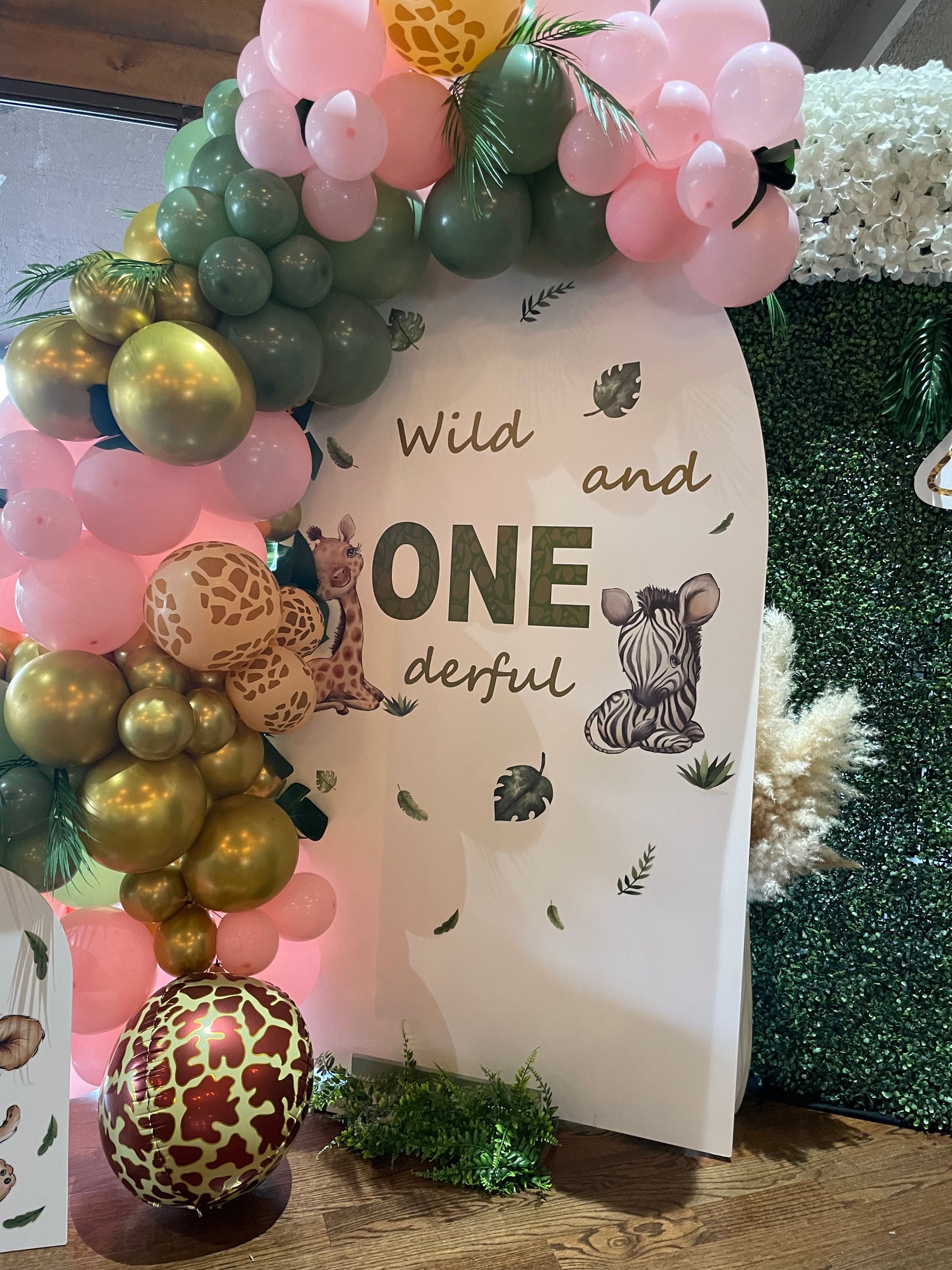 Backdrop - includes board and balloons | Self Pickup from Somerdale