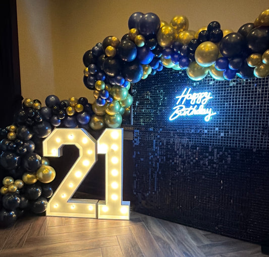 Marquee + Backdrop + Balloons bundle