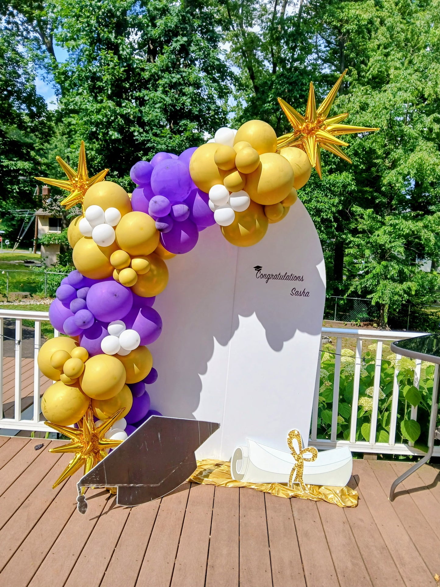 Backdrop - includes board and balloons | Self Pickup from Somerdale