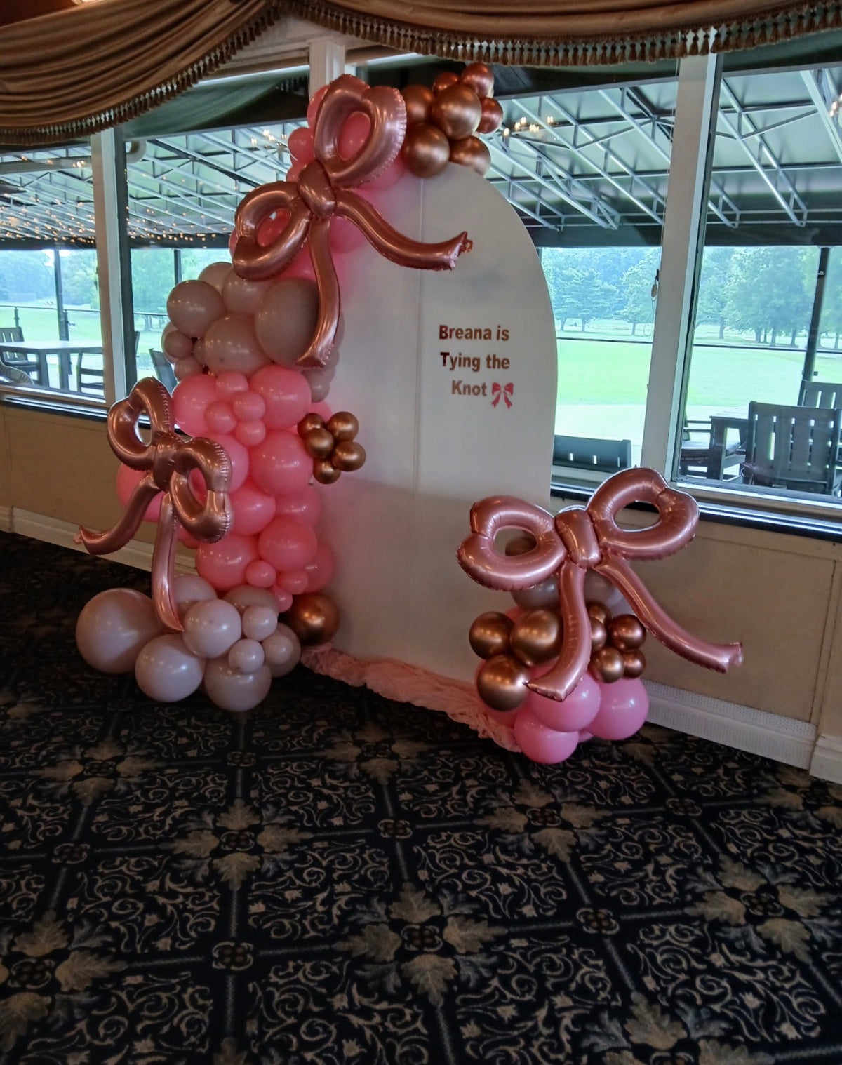 Backdrop - includes board and balloons | + delivery (if outside of Camden county)