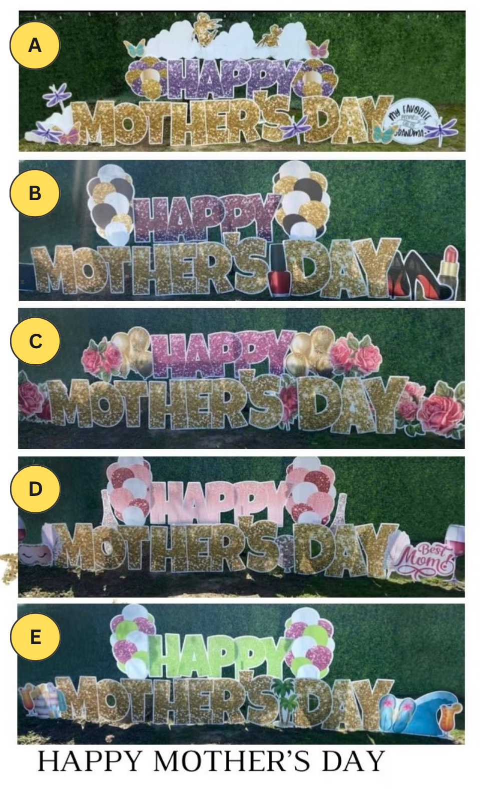 Mother's Day | Full Sign (Self Pick -Up only)