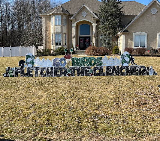 Go Big or Go Home Custom Yard Sign