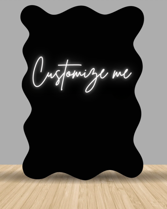 Wavy Backdrop Panel: CUSTOMIZE IT