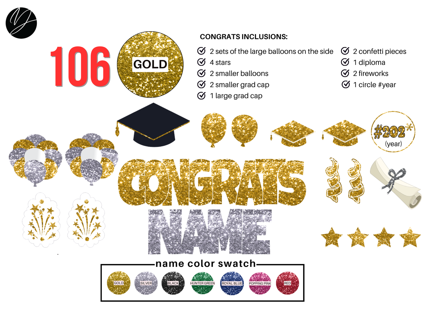 106 Gold Congrats