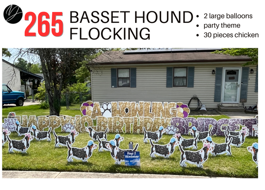 265 Basset Hound Flocking
