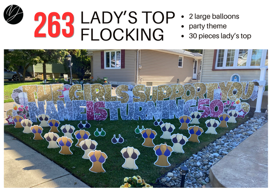 263 Lady's Top Flocking